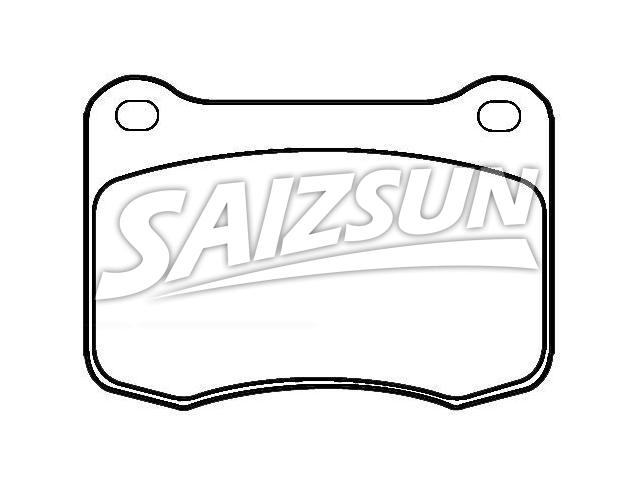 刹车片 Brake Pad Set:04466-0W030