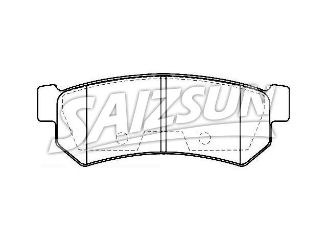 刹车片 Brake Pad Set:55500-85Z10