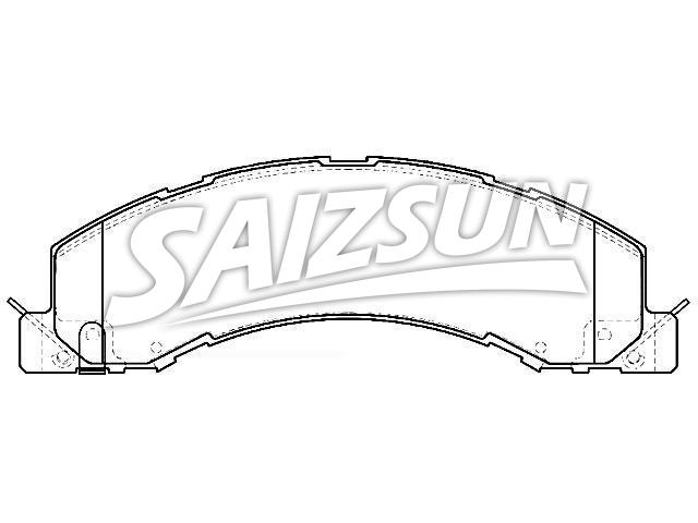 刹车片 Brake Pad Set:68034093AA
