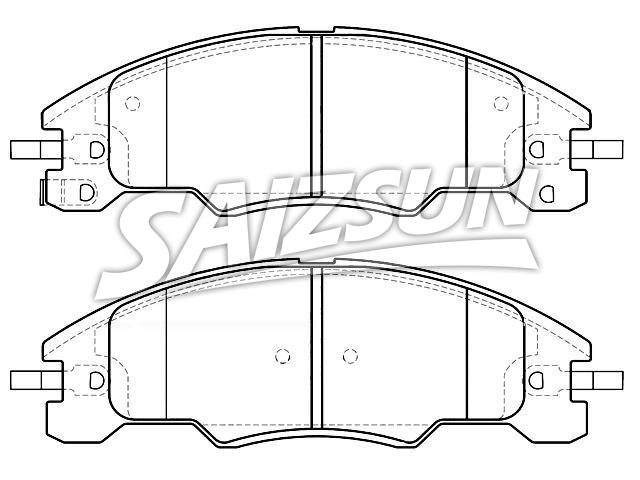 刹车片 Brake Pad Set:8S4Z-2001-A