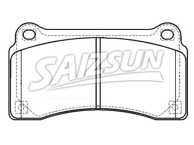 刹车片 Brake Pad Set:D4060-JF20A