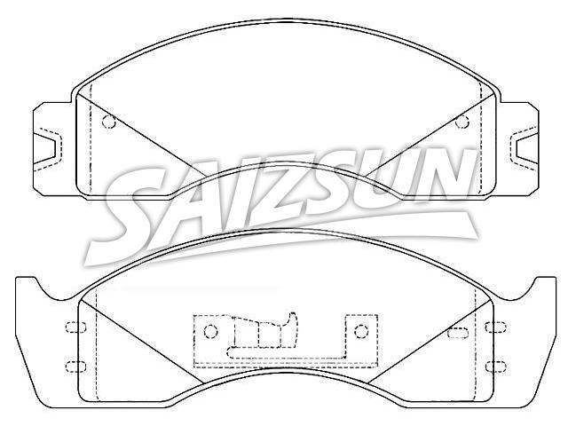 刹车片 Brake Pad Set:5C2Z-2200-BA