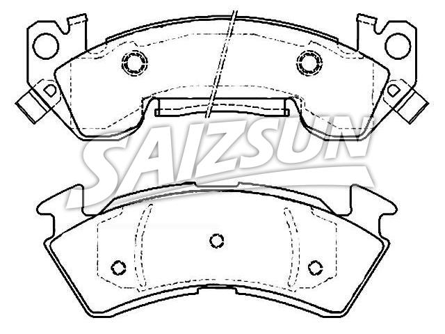刹车片 Brake Pad Set:D614-7492