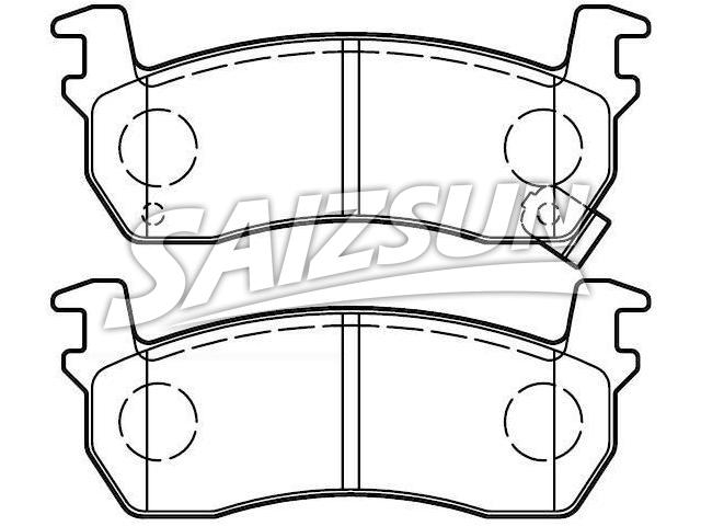 刹车片 Brake Pad Set:AY040-NS019
