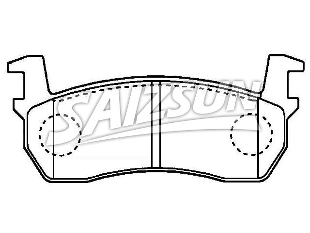 刹车片 Brake Pad Set:41060-05B90