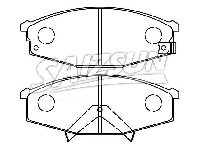刹车片 Brake Pad Set:41060-32J90