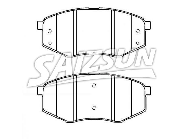 刹车片 Brake Pad Set:58101-2SA00
