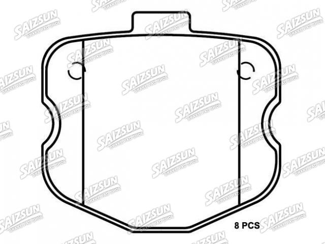 刹车片 Brake Pad Set:19121811