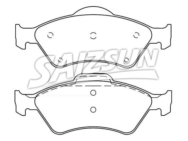 刹车片 Brake Pad Set:45014-SAD-M02