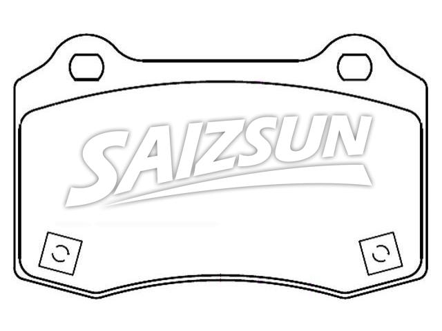 刹车片 Brake Pad Set:58302-2MA10