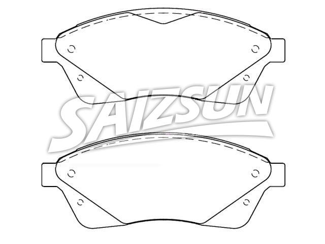 刹车片 Brake Pad Set:20887798