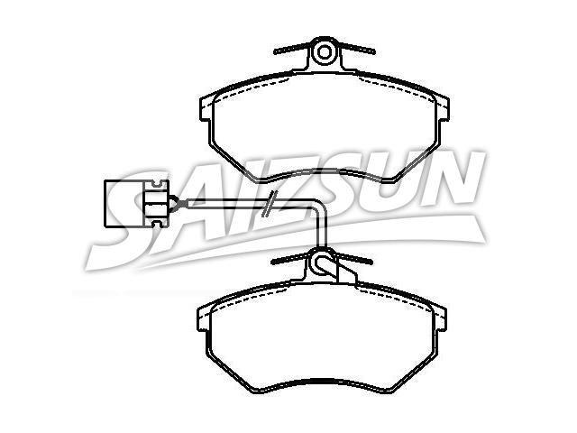 刹车片 Brake Pad Set:357 698 151C