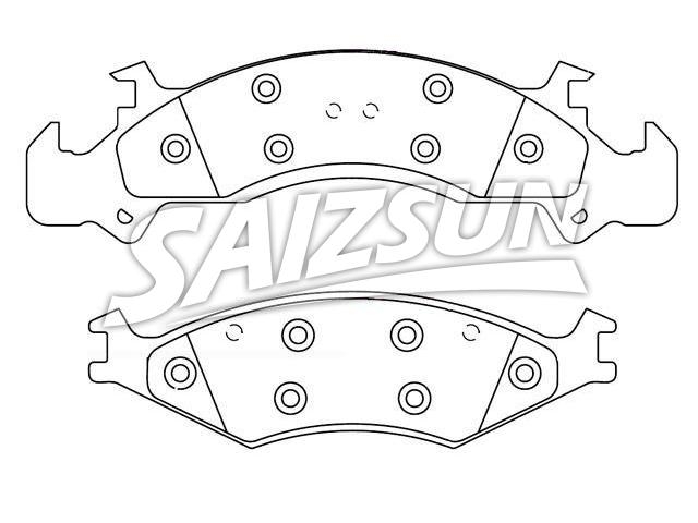刹车片 Brake Pad Set:D523-7405A