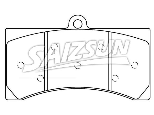 刹车片 Brake Pad Set:D1243-8360