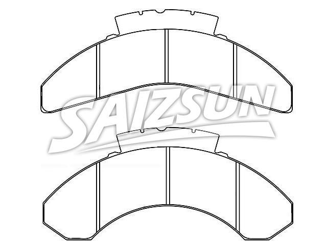 刹车片 Brake Pad Set:D268-7173