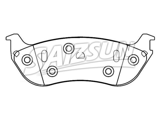 刹车片 Brake Pad Set:F6AZ-2200AA