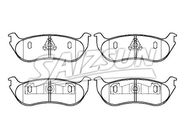 刹车片 Brake Pad Set:3L2Z-2200-BA