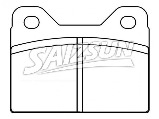 刹车片 Brake Pad Set:D108-7042