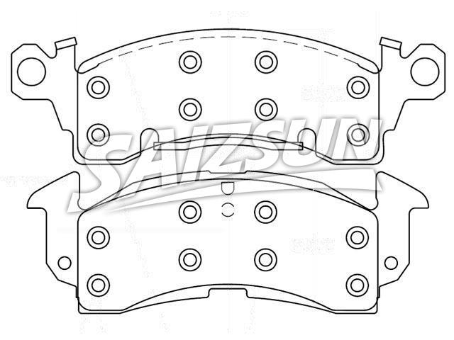 刹车片 Brake Pad Set:18005441
