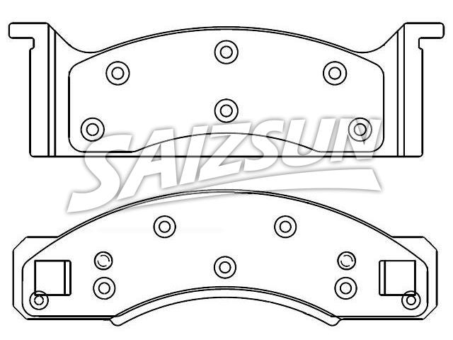 刹车片 Brake Pad Set:D33-773A
