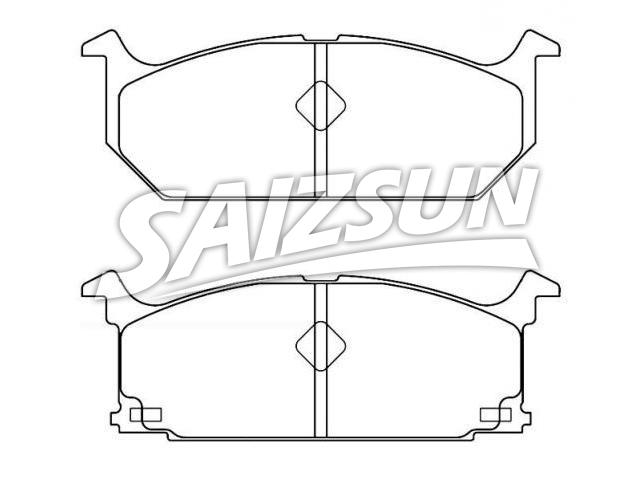 刹车片 Brake Pad Set:96068465
