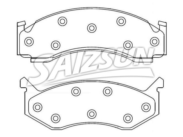 刹车片 Brake Pad Set:D53-787