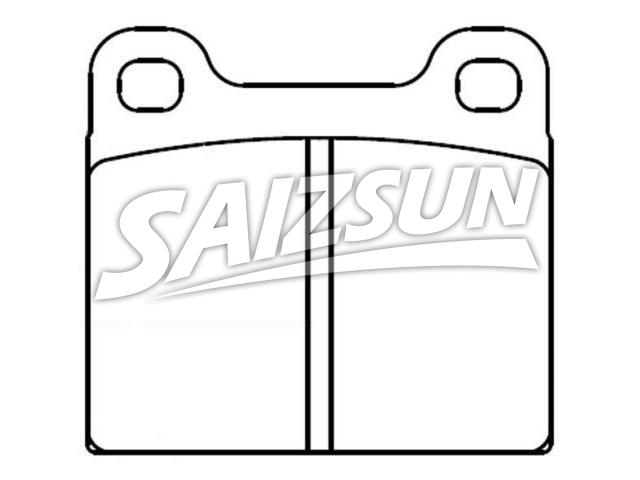 刹车片 Brake Pad Set:D58-7023