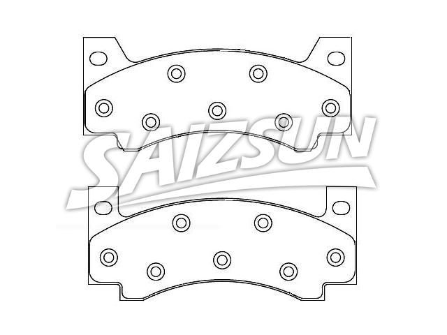 刹车片 Brake Pad Set:D85-7018