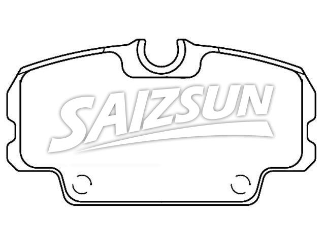 刹车片 Brake Pad Set:D321-7181