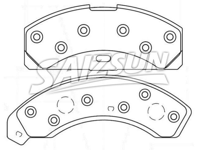 刹车片 Brake Pad Set:D9ZZ-2001-J