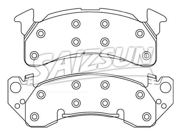 刹车片 Brake Pad Set:12321437