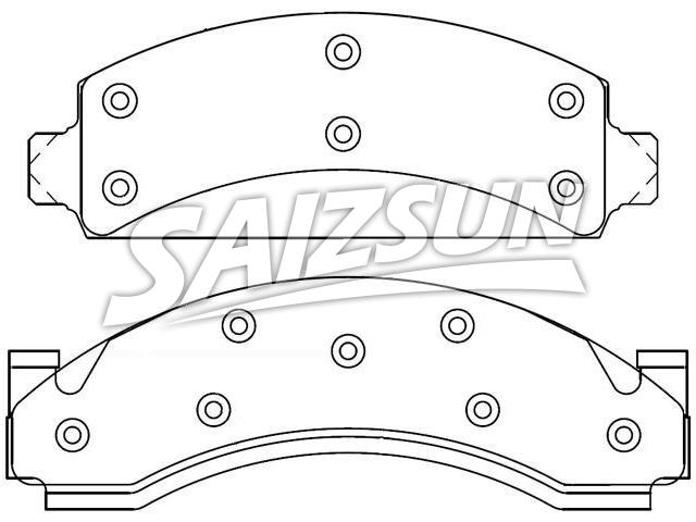刹车片 Brake Pad Set:D89-7024A