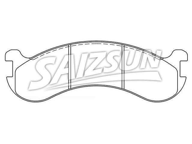 刹车片 Brake Pad Set:D168-7095