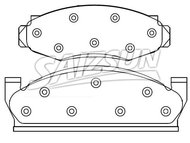刹车片 Brake Pad Set:8129665