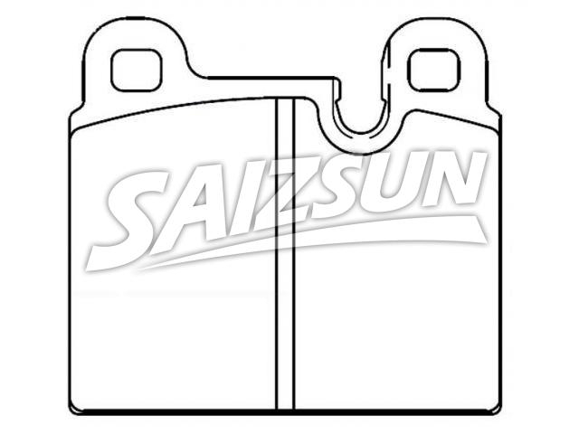 刹车片 Brake Pad Set:D287-7190
