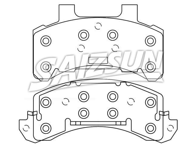刹车片 Brake Pad Set:D183-7070C