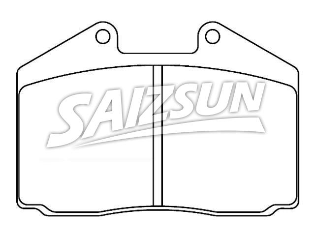 刹车片 Brake Pad Set:D250-7158