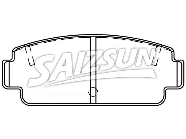刹车片 Brake Pad Set:D196-7119