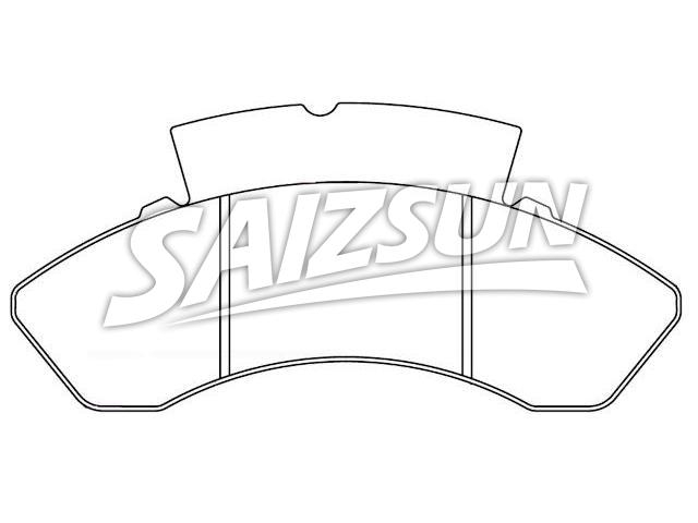 刹车片 Brake Pad Set:D267-7172