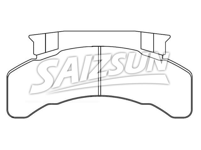 刹车片 Brake Pad Set:D224-7141