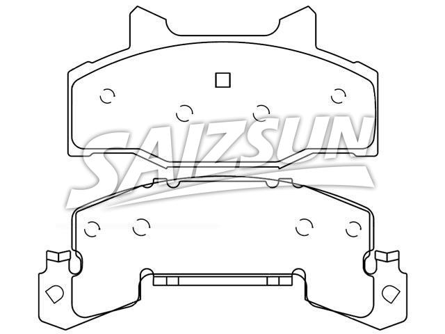 刹车片 Brake Pad Set:12321418