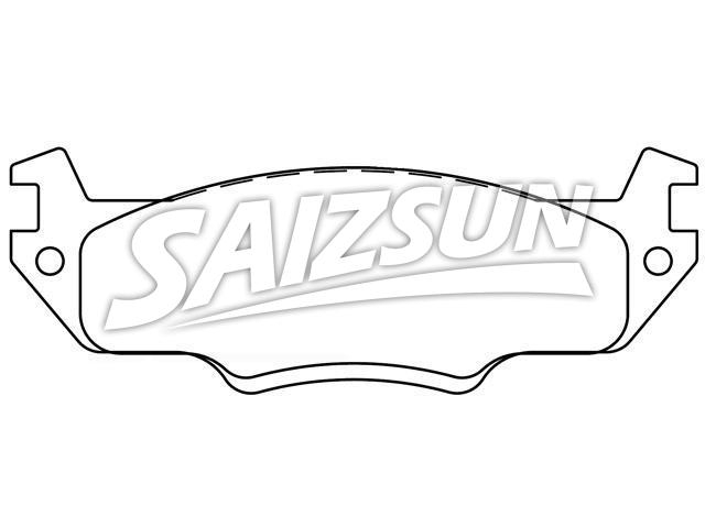 刹车片 Brake Pad Set:D218-7131