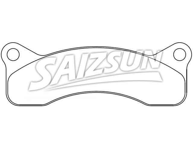 刹车片 Brake Pad Set:D2TZ-2001-E