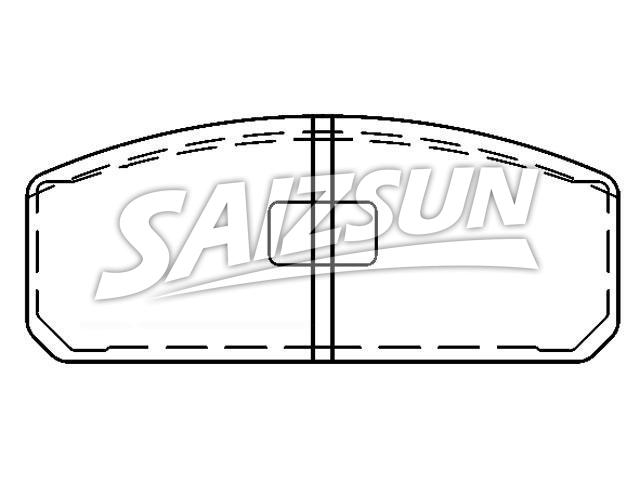 刹车片 Brake Pad Set:D69-799