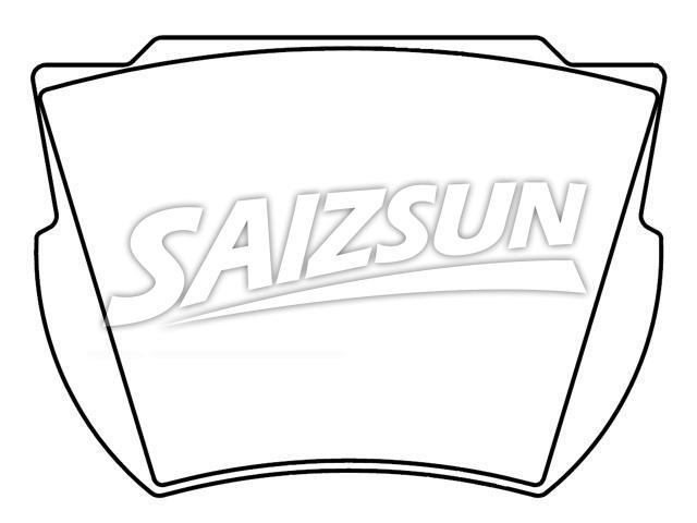 刹车片 Brake Pad Set:D24-707