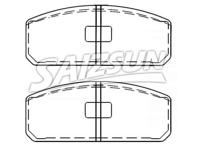 刹车片 Brake Pad Set:D69-7003