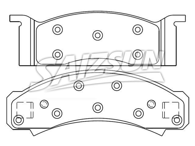 刹车片 Brake Pad Set:D34-776A