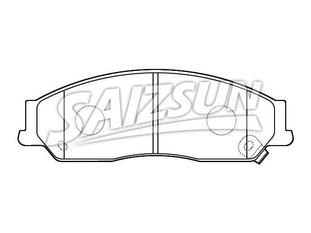 刹车片 Brake Pad Set:04465-06040