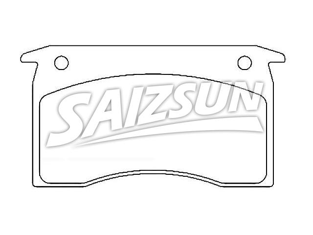 刹车片 Brake Pad Set:DB1028
