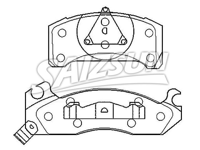 刹车片 Brake Pad Set:E3SZ-2001-A